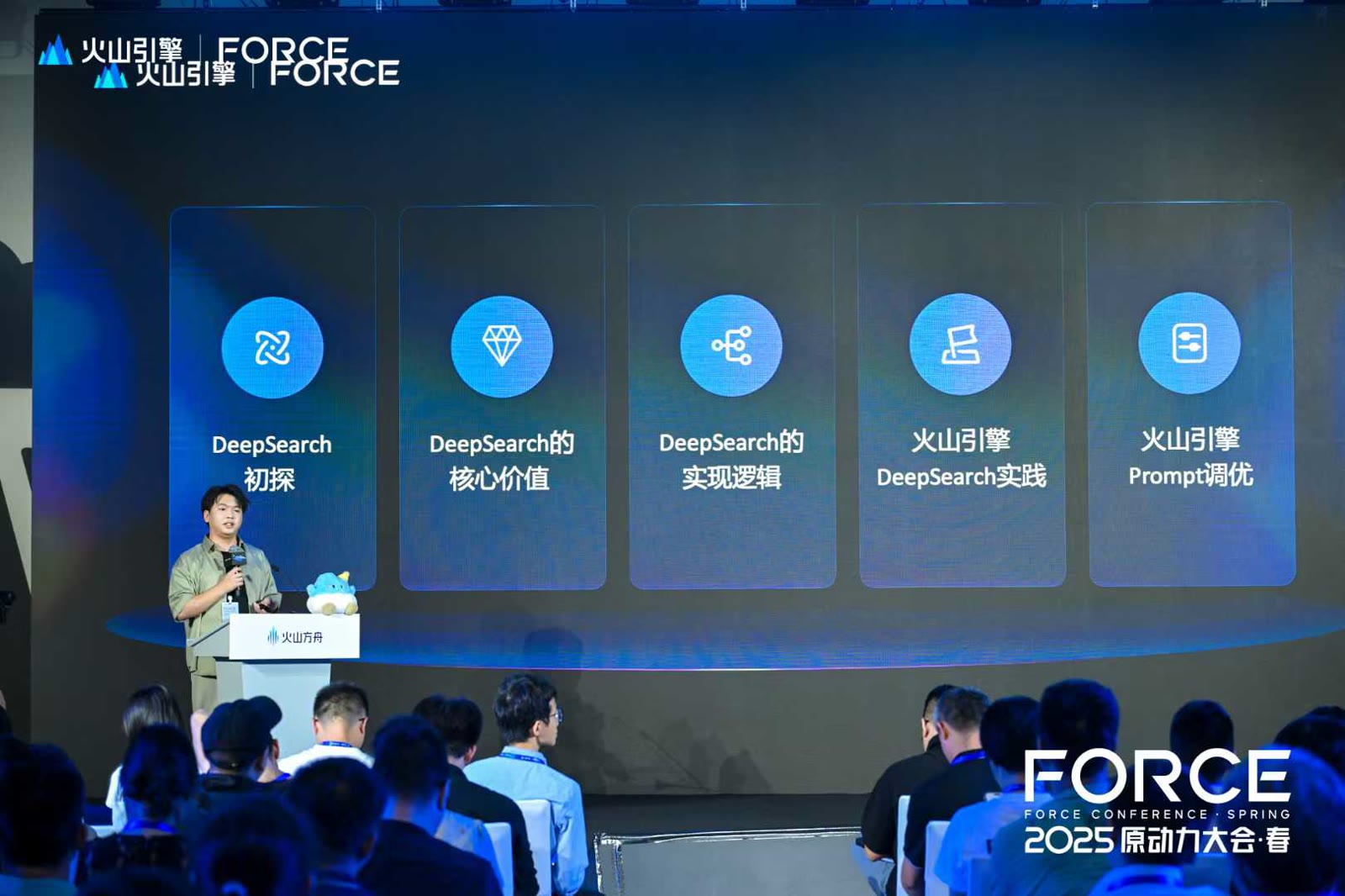 在火山引擎 FORCE 大会分享 DeepSearch 实践配图 2